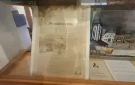 Fragment witryny z widoczną pierwszą stroną gazety "Przedwojenna"