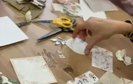 zbliżenie na materiały plastyczne