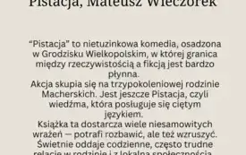 Graficzne polecenie książki. Autor, tytuł i opis książki.