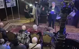 Otwarcie VII Lubuskiego Festiwalu przez Dyrektora Biblioteki Herberta - Sławomira Szenwalda.