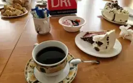 widok na poczęstunek