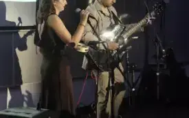 Występ muzyczny Malwiny (śpiew) i Kacpra (gitara) Suchank&oacute;w.