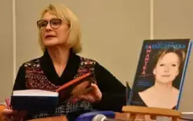 Spotkanie z Garażyną Barszczewską. Artystka czyta fragmenty książki pt. "Grażyna Barszczewska. Amantka".
