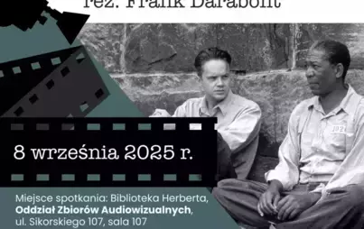 plakat promujący wydarzenie 'Biblioteczny Klub Filmowy'