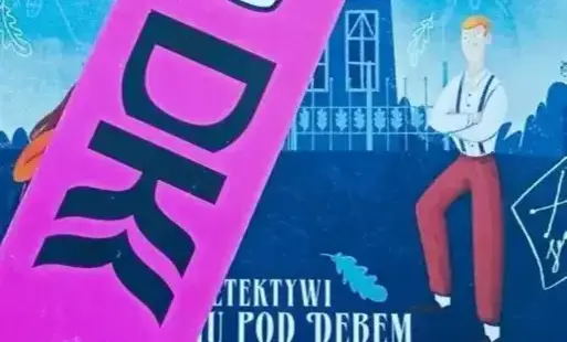 Okladka omawianej książki oraz zakładka DKK