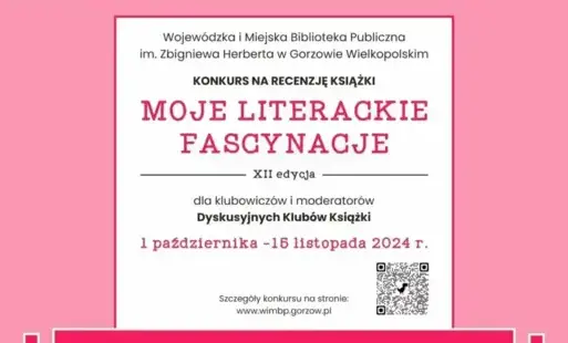 baner 'Moje literackie fascynacje'