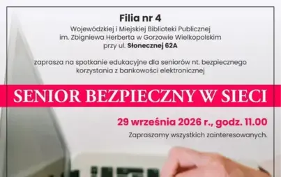 fragment plakatu wykonany w jasnej szarej tematyce wraz z opisem wydarzenia.