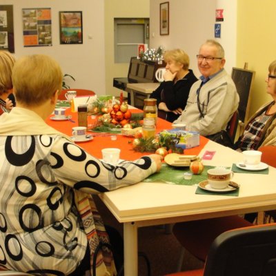 spotkanie członków Dyskusyjnego Klubu Książki, które odbyło się 21 grudnia 2017 r., w Oddziale dla Osób Specjalnej Troski w Gorzowie Wlkp.