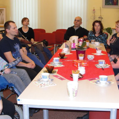 Spotkanie Dyskusyjnego Klubu Książki w Oddziale dla Osób Specjalnej Troski w WiMBP w Gorzowie Wlkp.