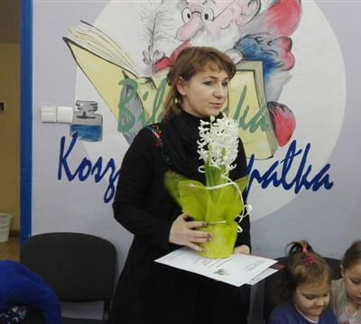 25 stycznia br. w Bibliotece Koszałka Opałka Monika Kowalska – dyrektor Kina Helios