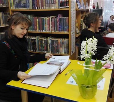 25 stycznia br. w Bibliotece Koszałka Opałka Monika Kowalska – dyrektor Kina Helios