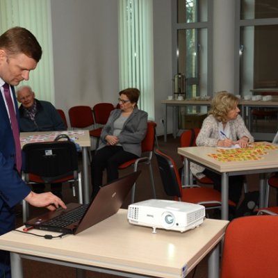 Spotkanie w ramach Biblioteki Aktywnego Seniora WiMBP w Gorzowie Wlkp.