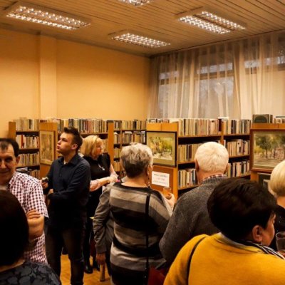 W piątkowe popołudnie 15 marca 2019 r. w Filii nr 14 nastąpiło uroczyste otwarcie wystawy Leszka Błażewicza zatytułowanej Akwarele gorzowskie i nie tylko.