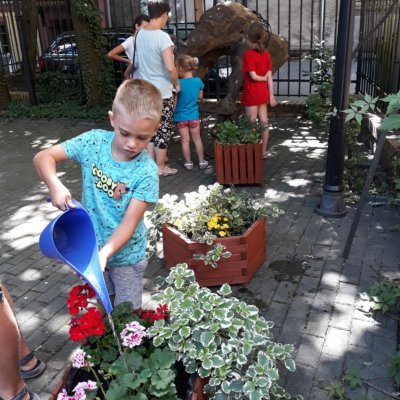 W sobotę 29 czerwca 2019 r. odbyły się ostatnie przed wakacjami zajęcia z cyklu „Rodzinne soboty w Willi Lehmanna”, ph. „Ogród pełen zdrowia”.