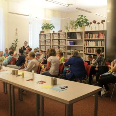 3 czerwca 2019 roku w Ośrodku Biblioterapeutycznym gościliśmy dzieci z Przedszkola Specjalnego dla Dzieci z Autyzmem z Gorzowa Wielkopolskiego. Powodem spotkania był Dzień Ochrony Środowiska, który obchodzimy 5 czerwca.
