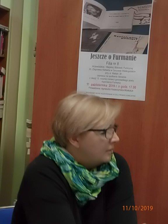 11 października 2019 roku w Filii nr 8 Wojewódzkiej i Miejskiej Biblioteki Publicznej.