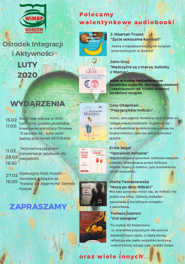 Oferta Ośrodka Integracji i Aktywności na luty 2020