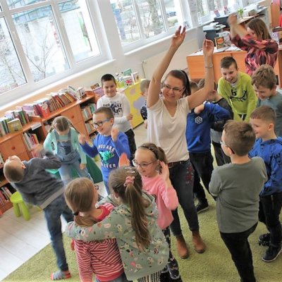 Podczas tegorocznych ferii oddział dla dzieci słubickiej biblioteki zamienił się w „Akademię Małego Naukowca".