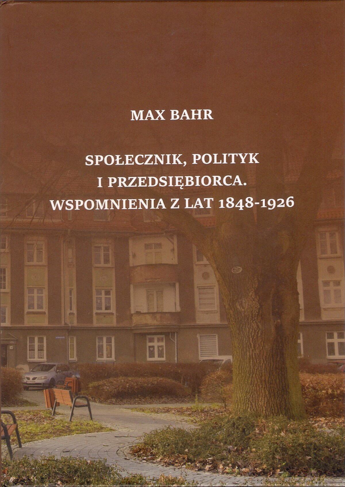 Miał 78 lat, gdy w 1926 r. ukazała się jego książka pt. „Praca pewnego niemieckiego obywatela na polu gospodarki i polityki. Wspomnienia i doświadczenia z lat 1949-1926” (oczywiście po niemiecku). Dopiero teraz przetłumaczyła ją na język polski dr Małgorzata Czabańska-Rosada, a wydała Wojewódzka i Miejska Biblioteka Publiczna im. Zbigniewa Herberta. Promocja książki odbyła się 30 stycznia 2010 r. z okazji Dnia Pamięci i Pojednania.