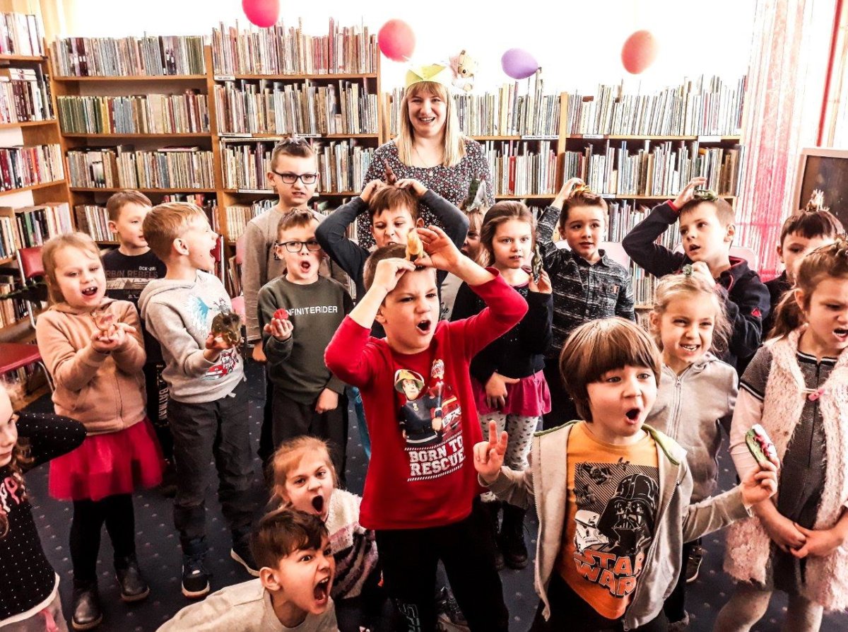 Czwartego marca 2020 roku Biblioteka Koszałka Opałka zamieniła się w prawdziwą Krainę Dinozaurów.