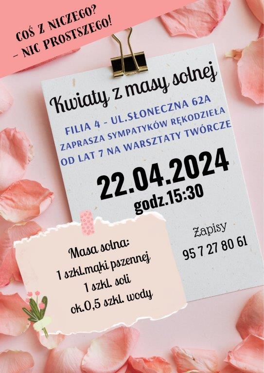 Plakat promujący wydarzenie z tytułem i terminem wydarzenia w tonacji różowej.