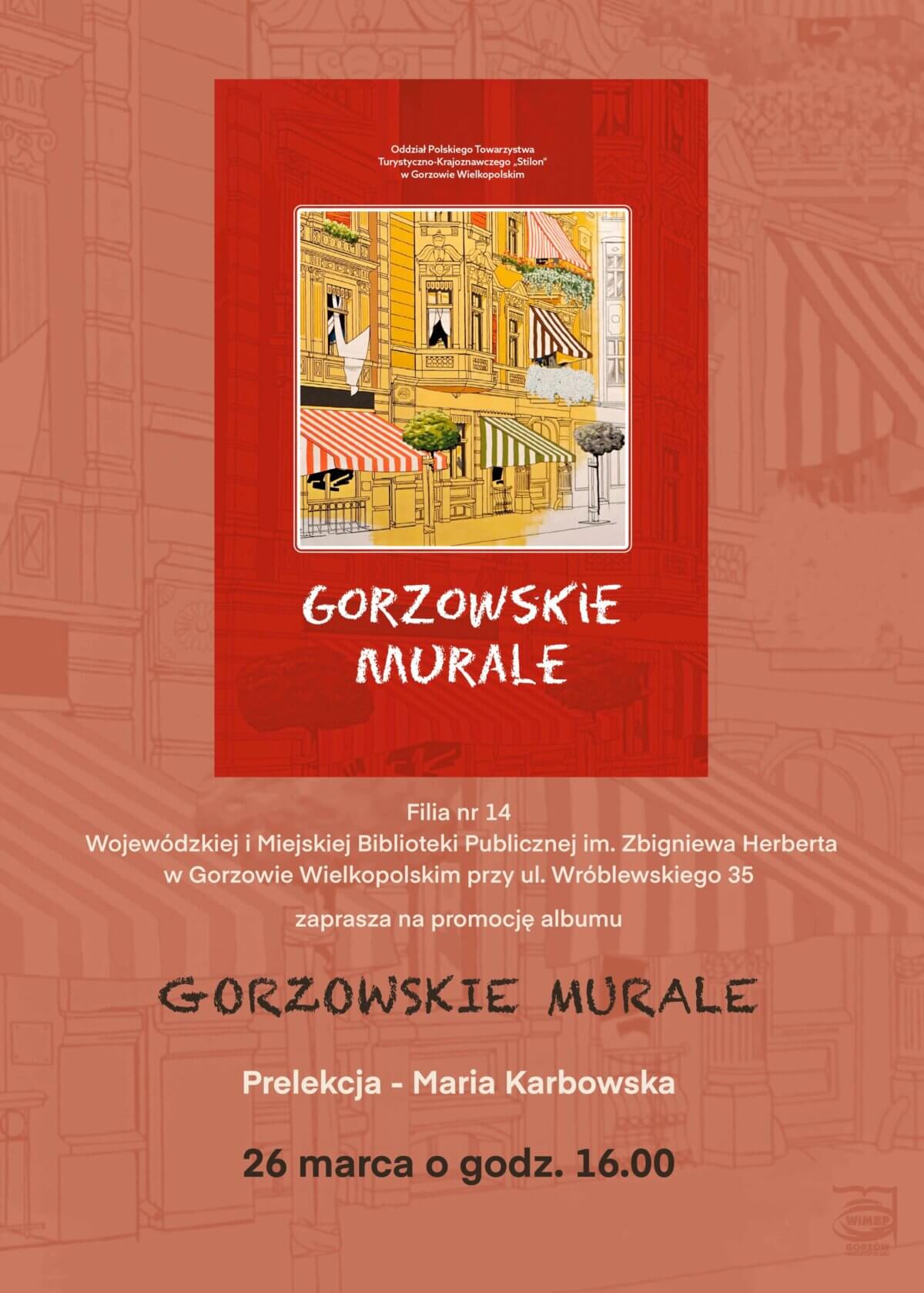 Plakat Filia nr 14 gorzowskie murale.