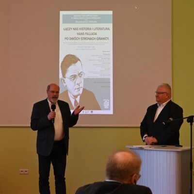 Powitanie Joachima Ullricha - Prezesa Stiftung Brandenburg