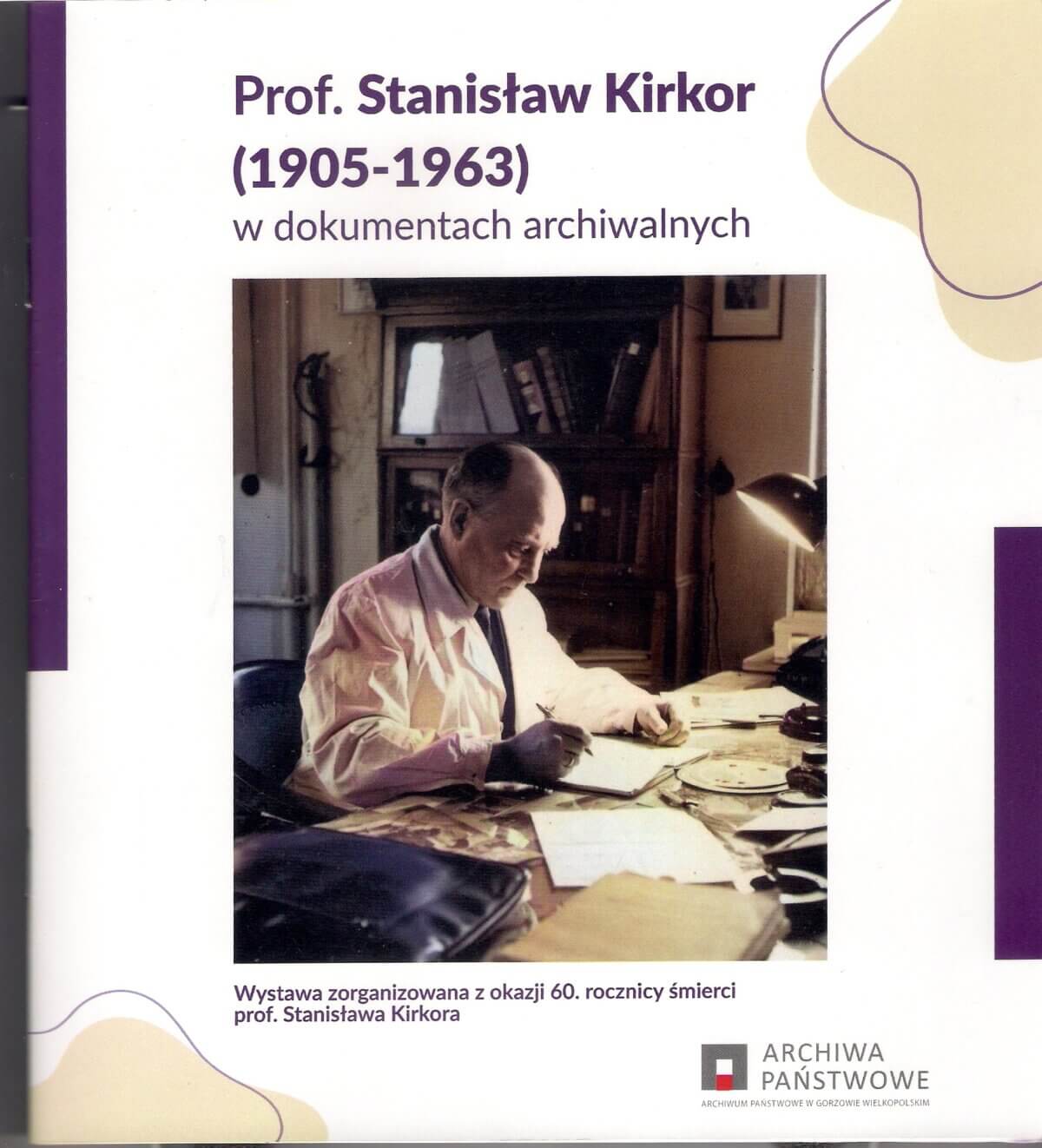 Okładka książki o profesorze Kirkorze
