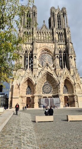 Francja. Katedra arcybiskupstwa w Reims